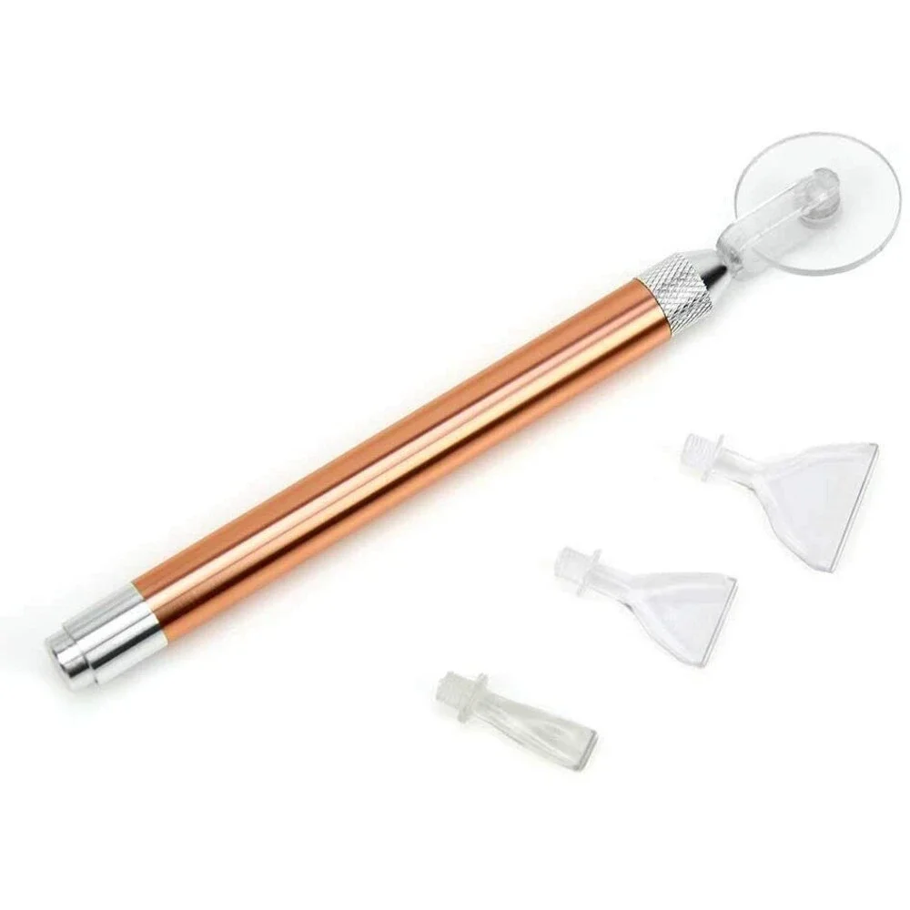 56PCS 5D Diamond Painting Tools Set With Bag, Pen Drill Pen, LED Stitch Tweezer